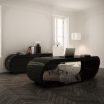 Banini GoggleDesk sort i kontor