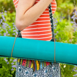 Carabandits elastik og krog til yogaunderlag