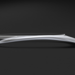 Cobalto Smartphone fra siden med det forskudte glas