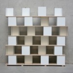 Cuatro Cuatros 180 reol i 6 etager uden indhold