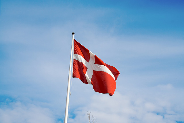 Dannebrog-billede af Jacob Bøtter