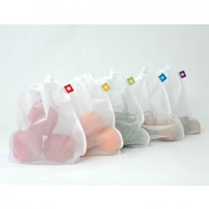 Flip & tumble produce bags fyldt med grøntsager