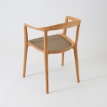 Inoda+Sveje DC10 stol lyst træ bagfra