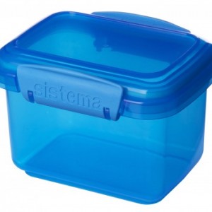 Klip IT BPA fri blå snackbox