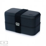 Monbento original bento box madkasse sort