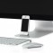 OCDesk mini iPhone dock med hvid iPhone