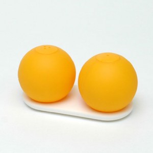 Squeezers salt og pebersæt fra flip & tumble orange sæt