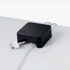 Sumo Bluelounge kabelholder i sort forfra