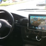 The Wallee installeret i bil