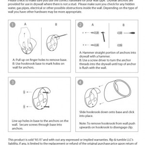 hooknook installationsinstruktioner udpenslet