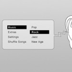 iBangle iPod menusystem