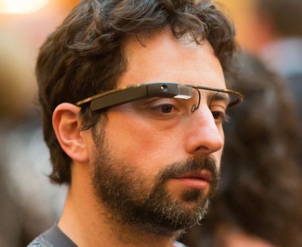 Sergey Brin med ny brille